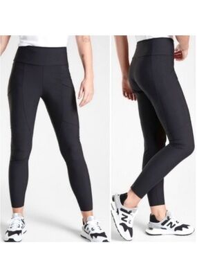 Athleta Stellar City Tight Women’s Size 4 High Rise Stretch Scuba Knit Pockets